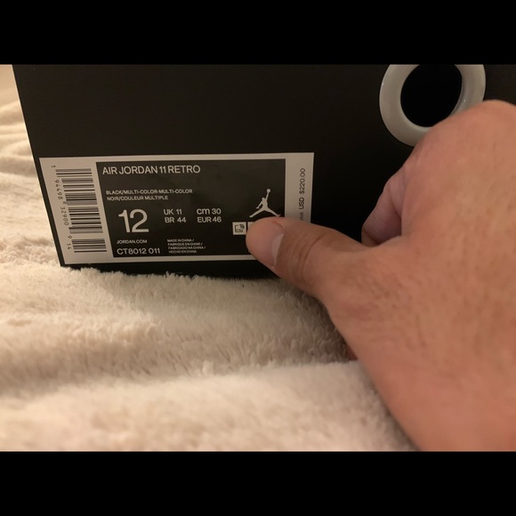 Jordan 11 Jubilee (25th Anniversary) Size 12 Mens - Picture 2 of 5